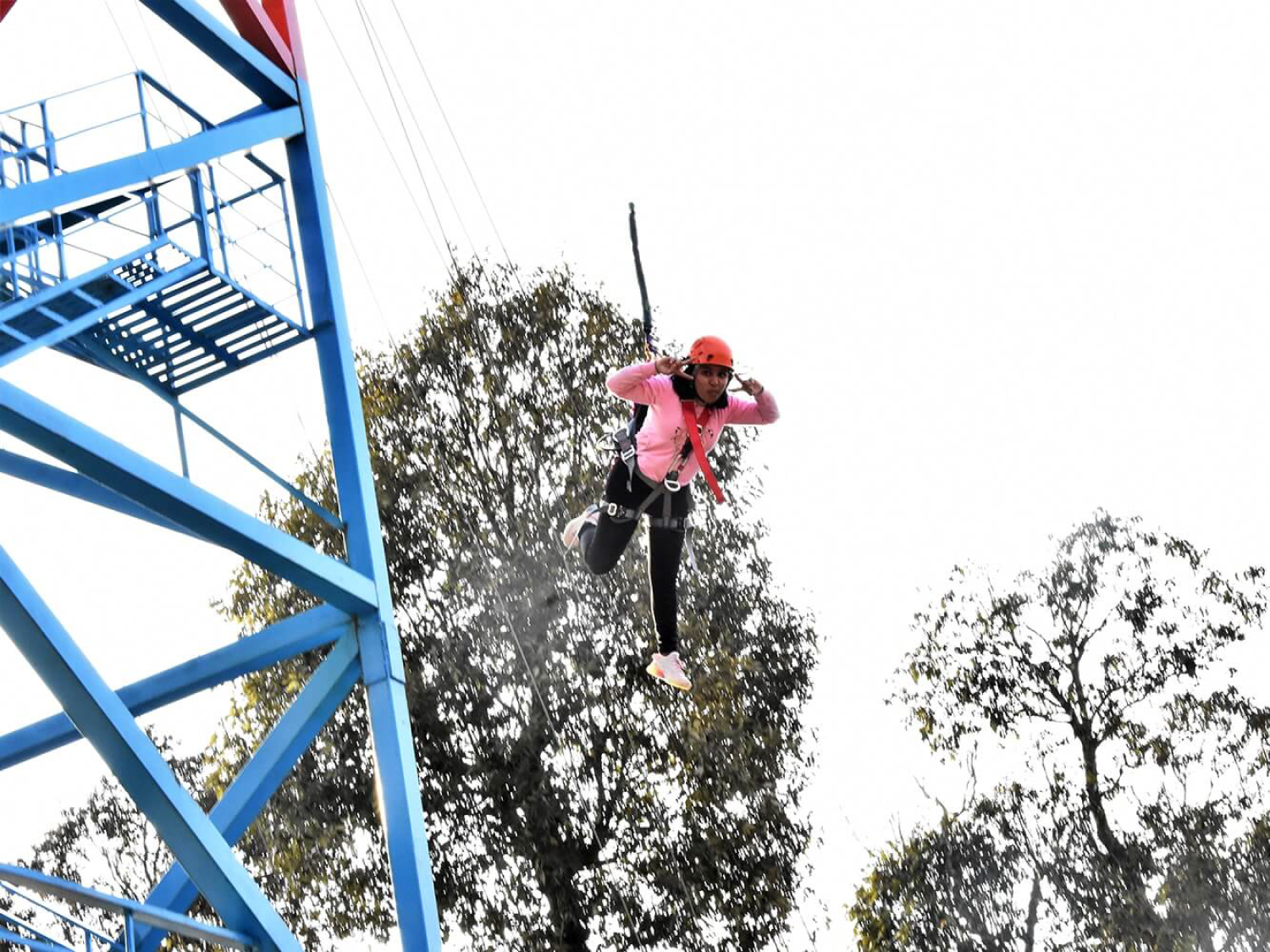 free fall adventure in mussoorie